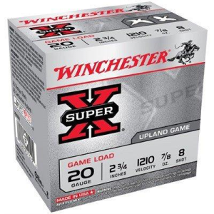 Winchester Super-X Game Load 20 Gauge Shotshells 25 Round Box