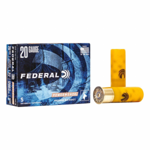 Federal Power-Shok Buckshot 20 Gauge Shotshells 5 Round Box