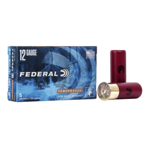 Federal Power-Shok Buckshot Low Recoil 12 Gauge Shotshells 5 Round Box