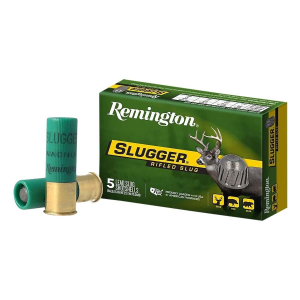 Remington Slugger Rifled Slug 12 Gauge Shotshells 5 Round Box