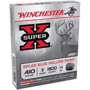 Winchester Super-X Rifled HP Slug .410 Bore Shotshells 5 Round Box
