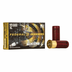 Federal TruBall Rifled Slug HP 12 Gauge Shotshells 5 Round Box