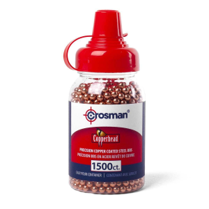 Crosman Copperhead Copper-Coated Steel 5.23 Grain BBs 1,500 Count