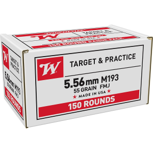Winchester USA 5.56x45mm NATO Rifle Ammunition 150 Round Box
