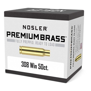 Nosler Custom Premium Unprimed Brass Rifle Cartridge Cases