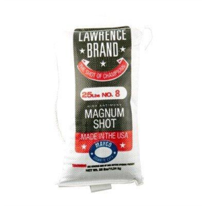 Lawrence Magnum Lead Shot 25lb Bag