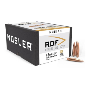 Nosler HPBT RDF Match 26 Caliber Rifle Bullets