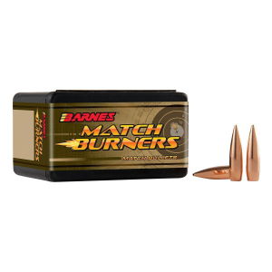 Barnes Match Burners Open Tip Match 24 Caliber Rifle Bullets