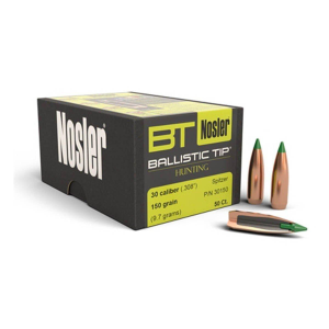 Nosler Ballistic Tip 30 Caliber Hunting Rifle Bullet