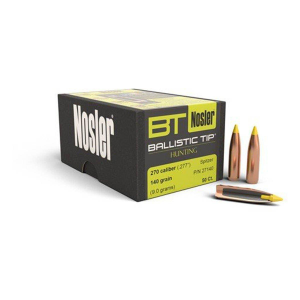 Nosler Ballistic Tip 27 Caliber Hunting Rifle Bullet