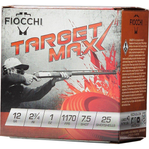Fiocchi Scheels Exclusive Light Target Max 12 Gauge Shotshells 25 Round Box