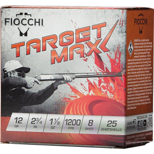 Fiocchi Scheels Exclusive Heavy Target Max 12 Gauge Shotshells 25 Round Box