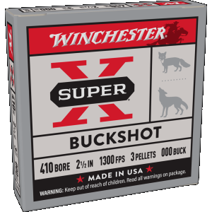Winchester Super X Predator Buckshot .410 Bore Shotshells 5 Round Box