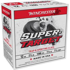 Winchester Super-Target 12 Gauge Shotshells 25 Round Box