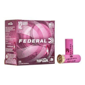 Federal Top Gun Target Load Pink 12 Gauge Shotshells 25 Round Box