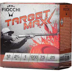 Fiocchi Scheels Exclusive Heavy Target Max 12 Gauge Shotshells 25 Round Box