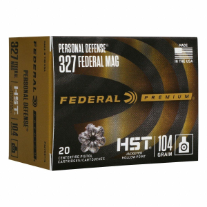 Federal Premium Personal Defense HST JHP 327 Federal Magnum Handgun Ammunition 20 Round Box