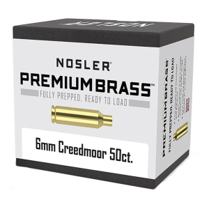 Nosler Custom Premium Unprimed Brass Rifle Cartridge Cases