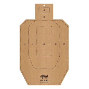 Allen EZ Aim IPSC CB-T Corrugated Silhouette Paper Shooting Target