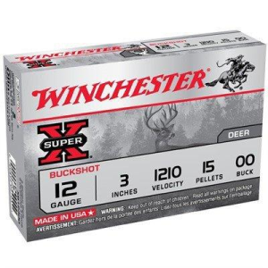 Winchester Super-X 12 Gauge Shotshells 5 Round Box