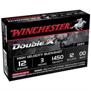 Winchester Double-X High Velocity Buckshot 12 Gauge Shotshells 5 Round Box