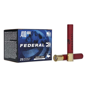 Federal Game Load High Brass .410 Bore Shotshells 25 Round Box