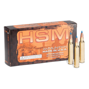 HSM Varmint 223 Remington Rifle Ammunition 20 Round Box