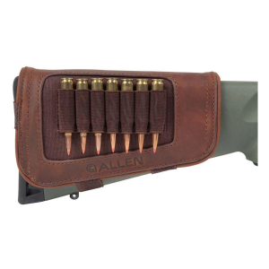 Allen New Castle Leather Buttstock Cartridge Carrier