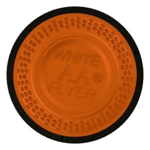 White Flyer Pitch Orange Dome AA Clay Target 135-Pack