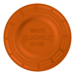 White Flyer Blackout Orange Top Clay Target 90-Pack