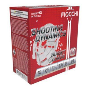 Fiocchi Dynamics Target Loads 12 Gauge Shotshells 25 Round Box