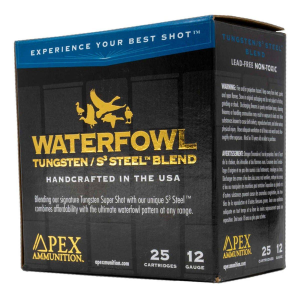 Apex Ammunition TSS/Steel Blend Shotshells 12 Gauge Shotshells 25 Round Box