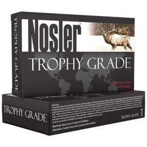 Nosler Trophy Grade 338 Winchester Magnum Rifle Ammunition 20 Round Box