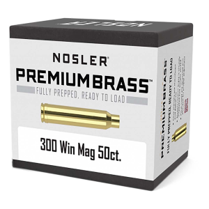 Nosler Custom Premium Unprimed Brass Rifle Cartridge Cases