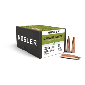 Nosler Expansion Tip Lead Free Bullets 30 Caliber Rifle Bullets