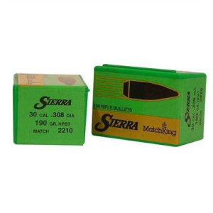 Sierra MatchKing 30 Caliber Rifle Bullets