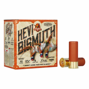 HEVI-Shot Hevi Bismuth Upland 12 Gauge Shotshells 25 Round Box
