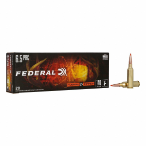 Federal Premium Fusion Tipped 6.5 PRC Rifle Ammunition 20 Round Box