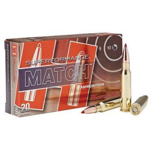 Hornady Superformance Match BTHP 308 Winchester Rifle Ammunition 20 Round Box