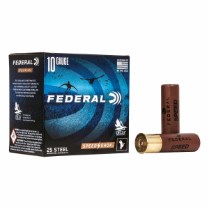 Federal Speed Shok Steel 10 Gauge Shotshells 25 Round Box