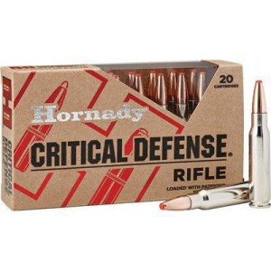 Hornady Critical Defense 308 Winchester Rifle Ammunition 20 Round Box