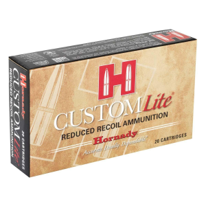 Hornady Custom Lite Reduced Recoil 7mm-08 Remington Rifle Ammunition 20 Round Box