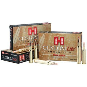 Hornady Custom Lite Reduced Recoil 30-06 Springfield Rifle Ammunition 20 Round Box