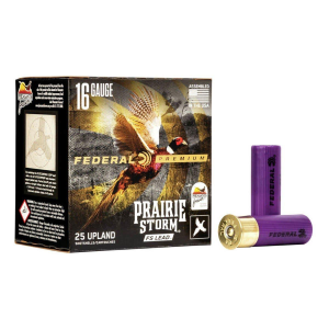 Federal Prairie Storm FS 16 Gauge Shotshells 25 Round Box