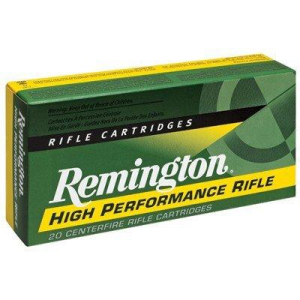 Remington High Performance 22-250 Remington Rifle Ammunition 20 Round Box