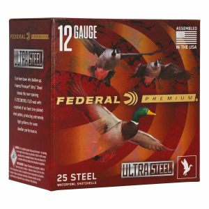 Federal Ultra Steel 12 Gauge Shotshells 25 Round Box