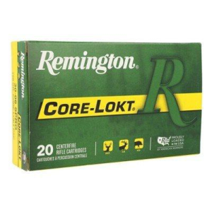 Remington Core-Lokt Pointed Soft Point 30-06 Springfield Rifle Ammunition 20 Round Box