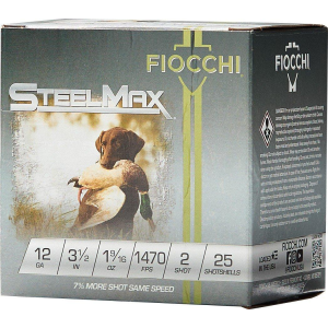 Fiocchi Scheels Exclusive Steel Max 12 Gauge Shotshells 25 Round Box