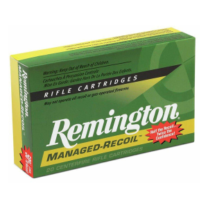 Remington Managed Recoil 30-30 Winchester Rifle Ammunition 20 Round Box