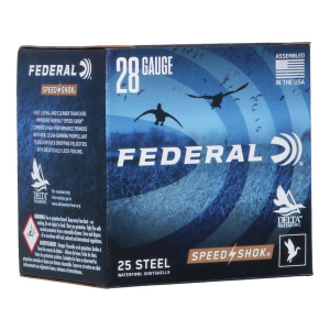 Federal Speed Shok Steel 28 Gauge Shotshells 25 Round Box